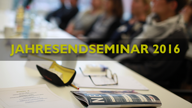 Jahresendseminar 2016 JAE 2016