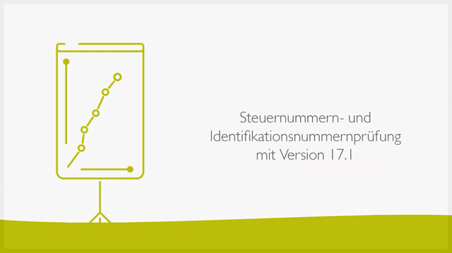 Steuernummern- und Identifikationsnummernprüfung mit Version 17.1 Steuernummern- und Identifikationsnummernprüfung mit Version 17.1