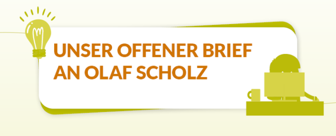 Offener Brief Olaf Scholz