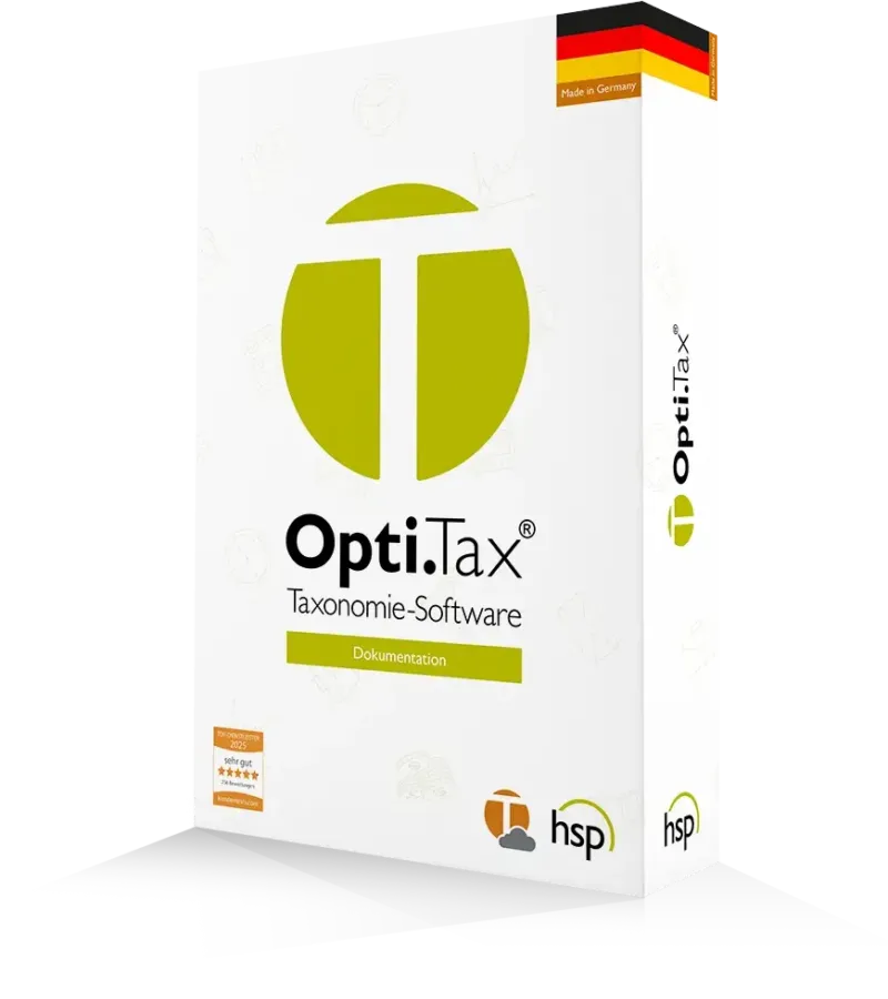 Software Packshot von Opti.Tax