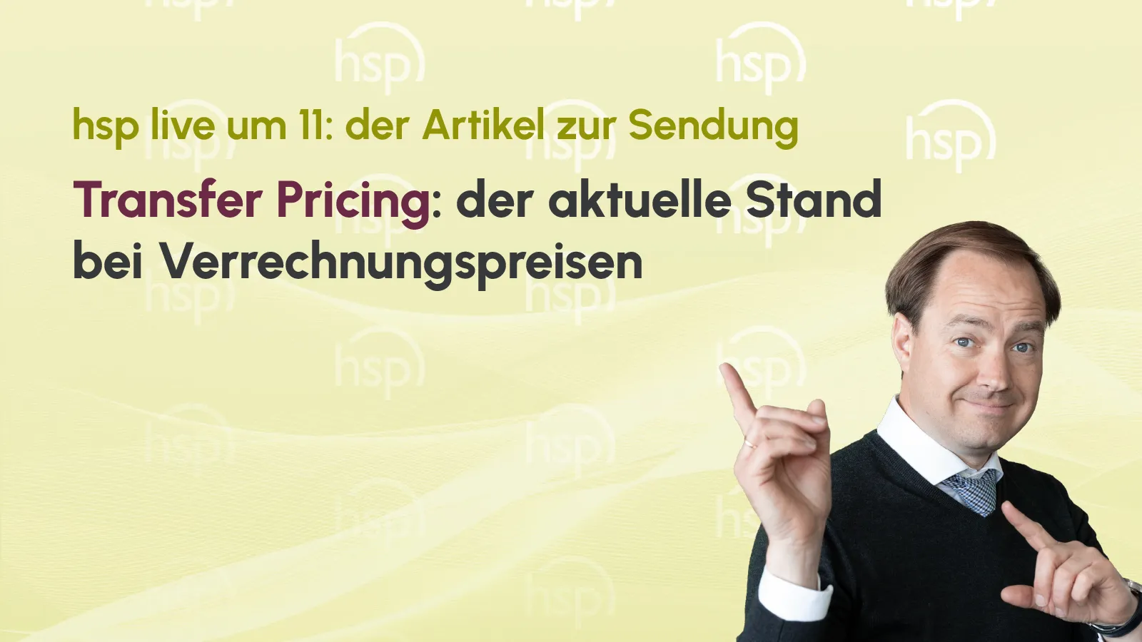 Blogartikel Titelbild: Transfer Pricing mit Tobias Polka